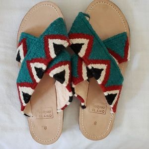 Ilano ndavaa Leather Sandals Slides